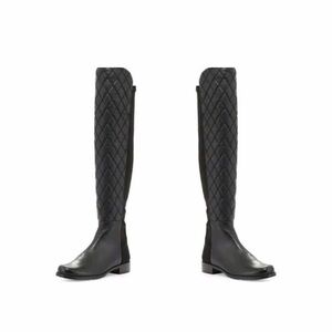 Stuart Weitzman Black Over the Knee Boots US 9 50/50